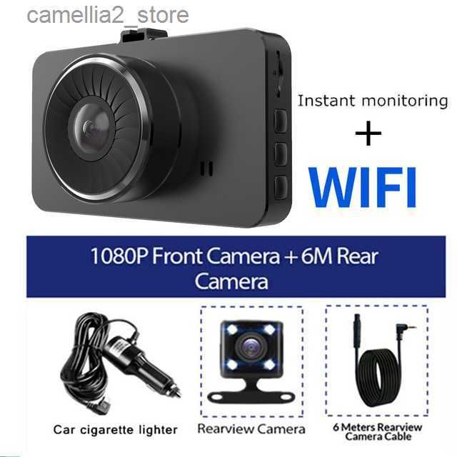 DVR Câmera traseira WIFI-64G TF CARD