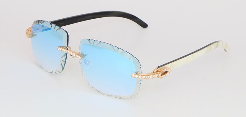 Gold Blue Mirror Lens