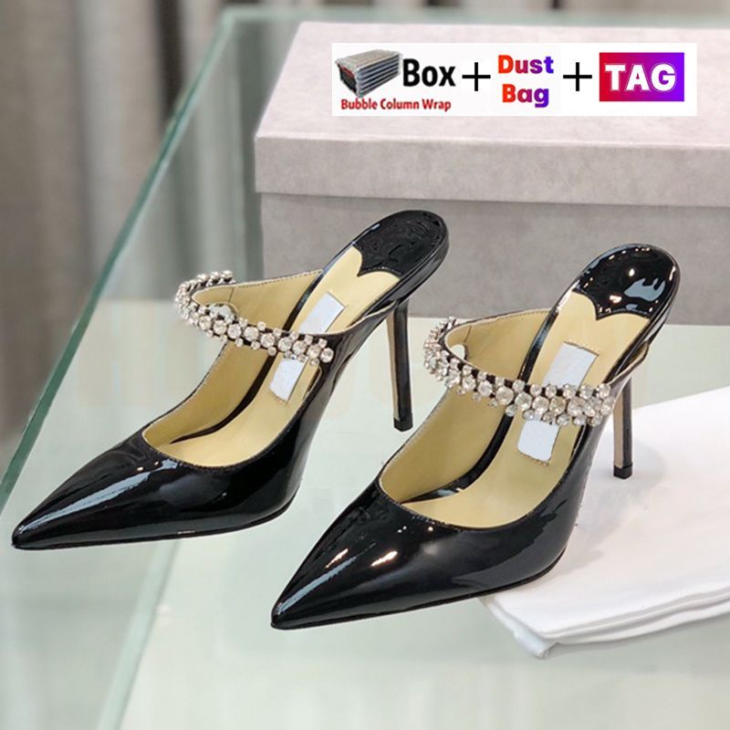 No.1- Heel de patente negro