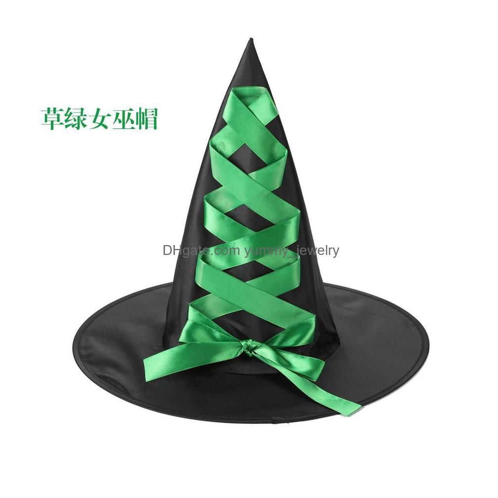 Grass Green Witch Hat