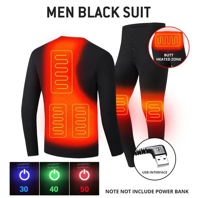 men heated suit bk