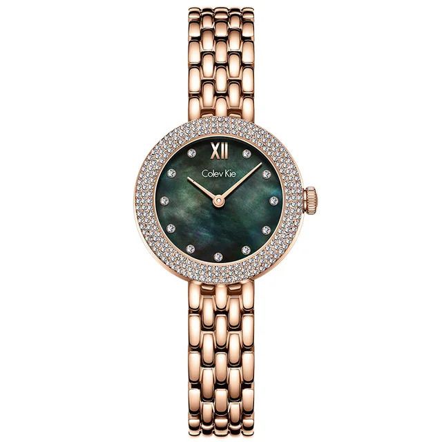 rose gold-green dial