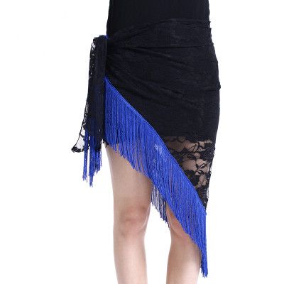 pizzo nero con blu