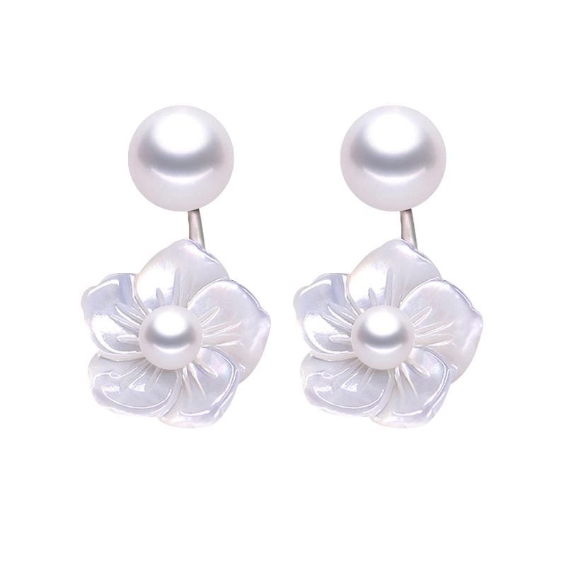 White China 7-8mm Platinum Plated