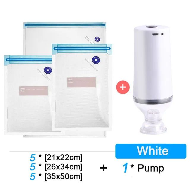 15pcs Bags-Pump-Set