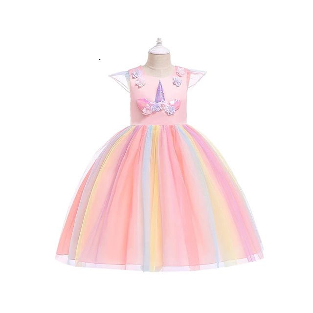 robe de licorne rose