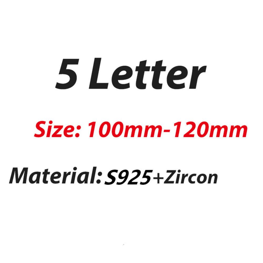 5 lettres-argent + zircon