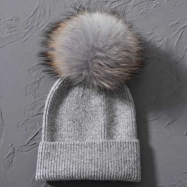 Chapeau clair gris m-1-5 ans enfants