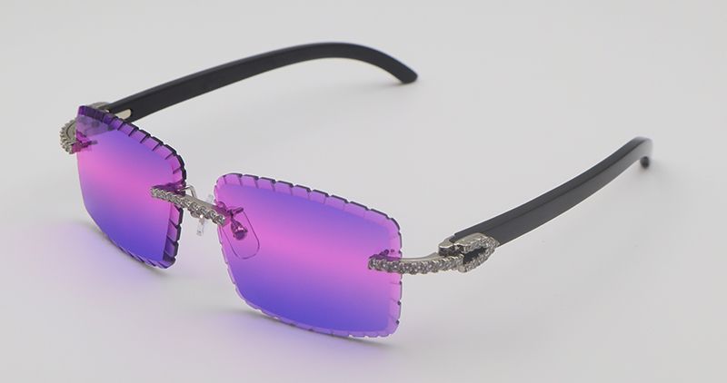 Silver Purple-pink Lens