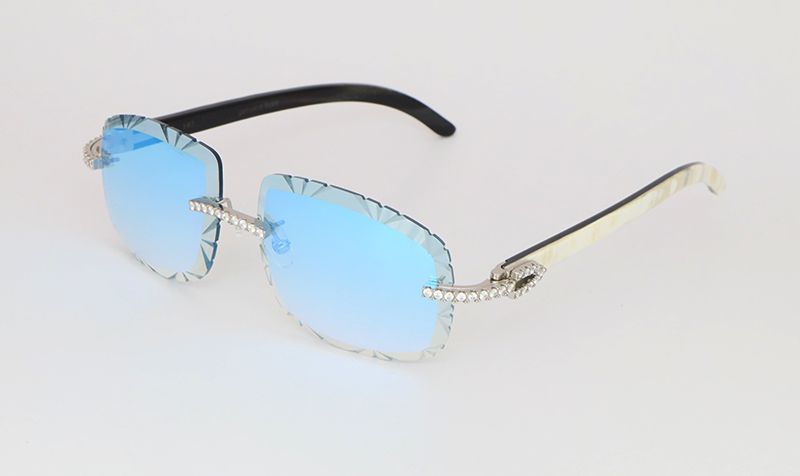 Silver Blue Mirror Lens