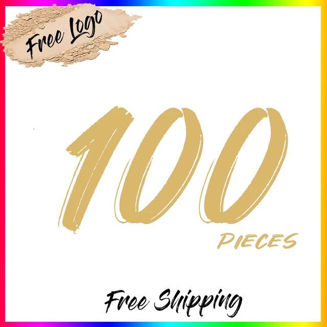 100pcs avec logo