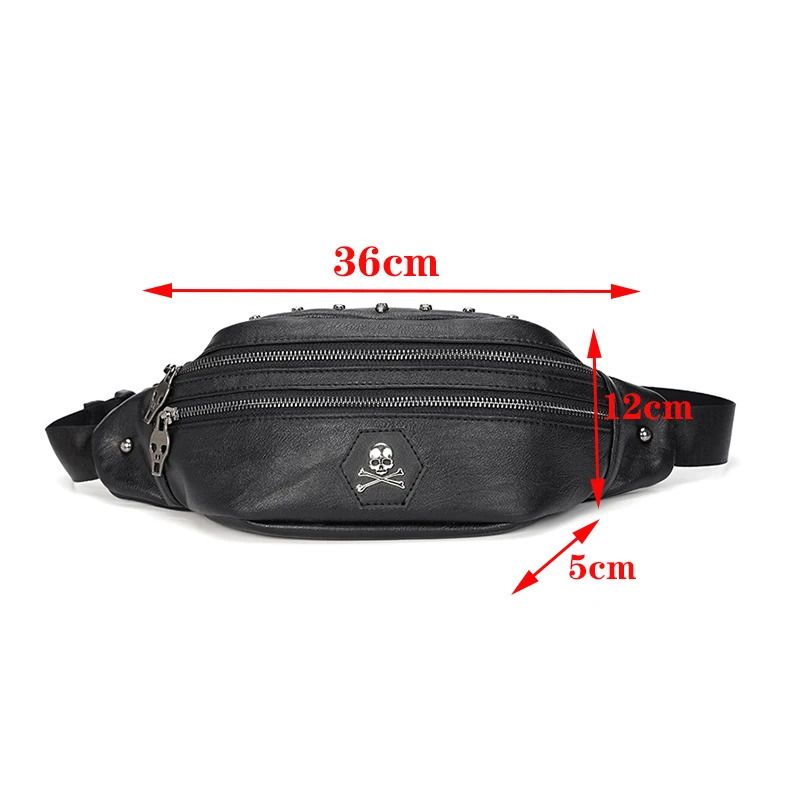 b black waist bag