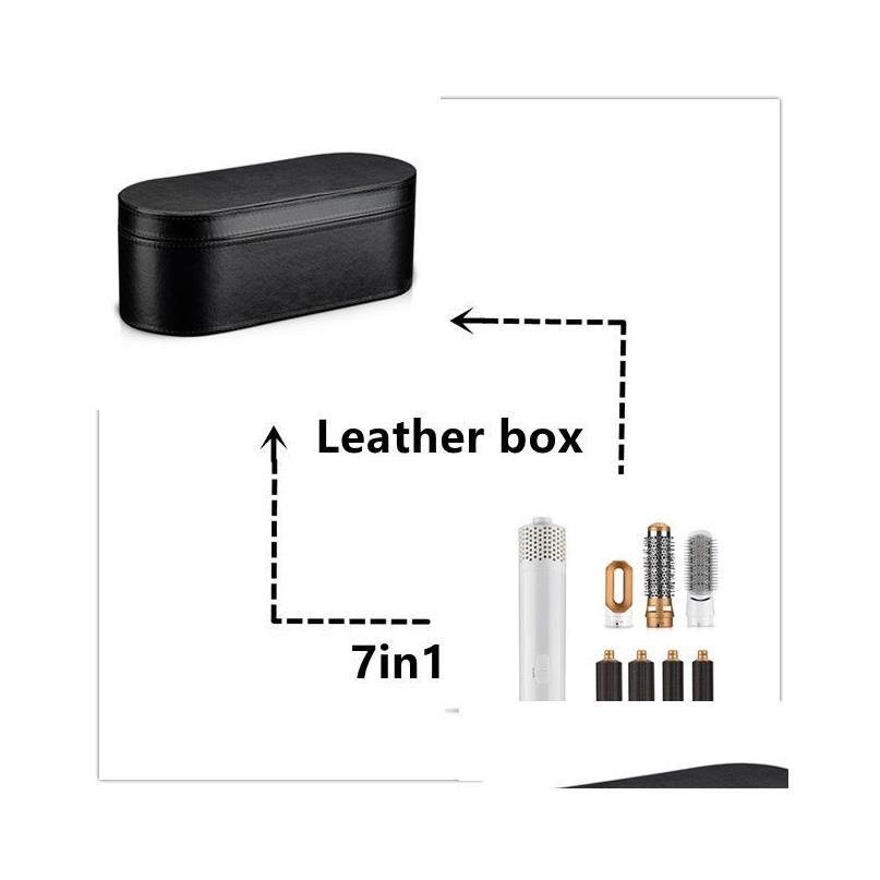 EU-White Black Leather Boxed