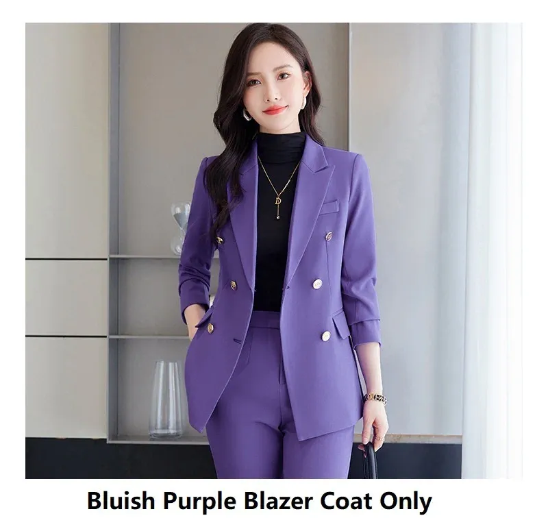 Cappotto blazer viola 1