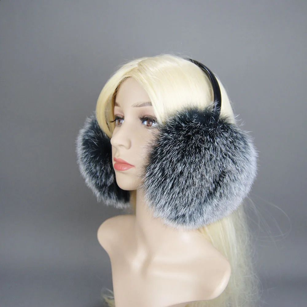 frost black fox fur