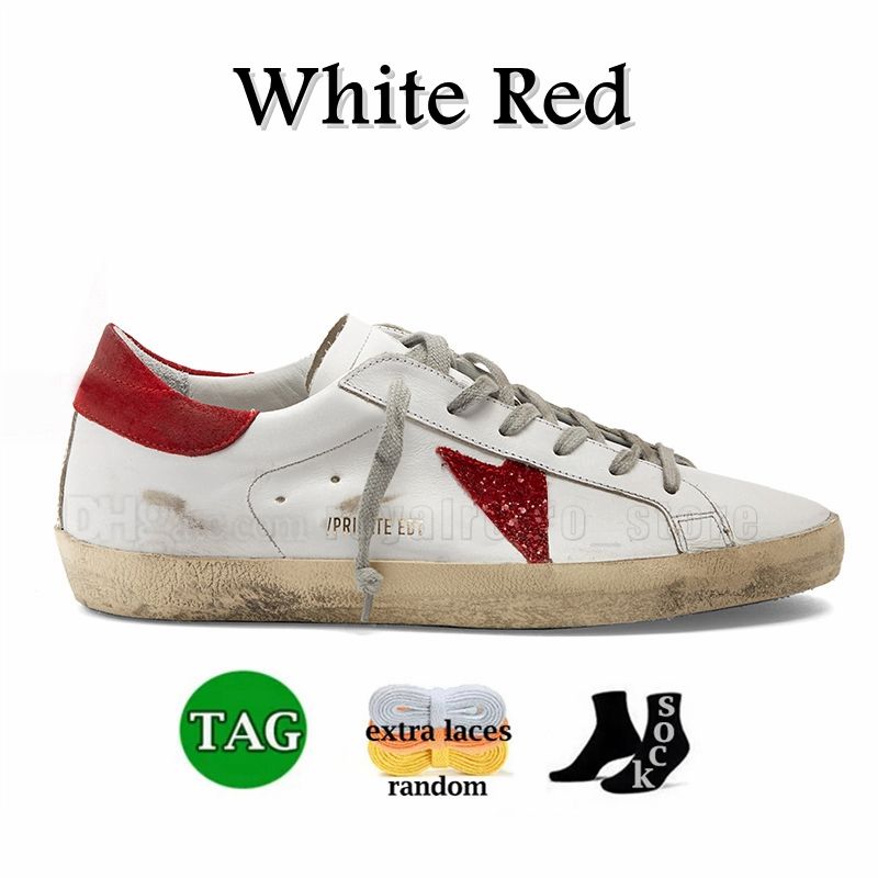 A55 biały czerwony brokat