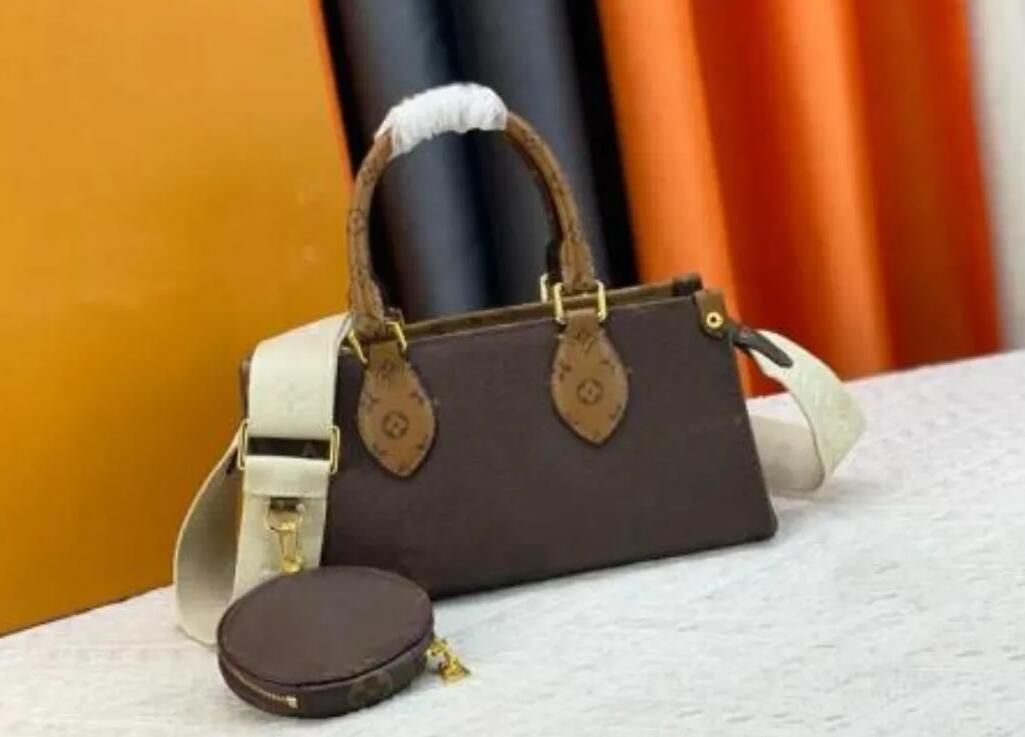 46653 # brown/yellow 2 color bag+lette