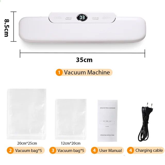 Vacuum Sealer-220v-Eu Plug