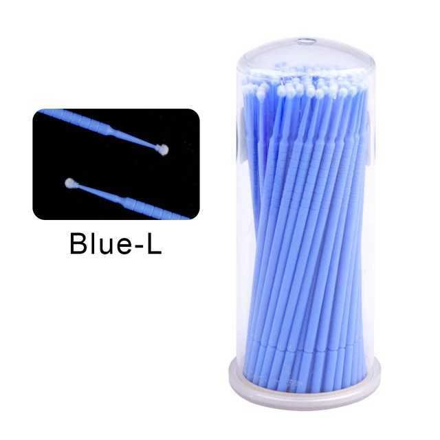 100pcs bleu