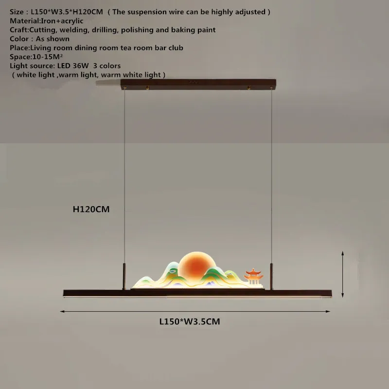 قاد 3 ألوان الصين 110V نمط L150cm