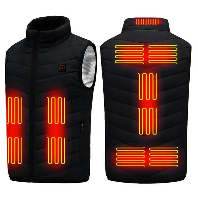 black 11 pcs heated