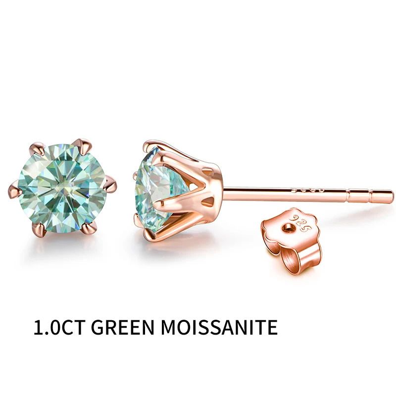 1.0 Green Moissanite-With Certificate