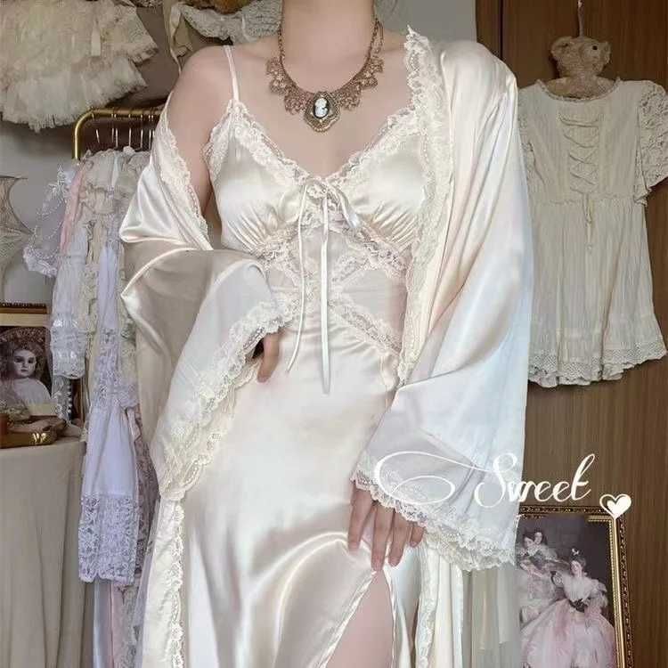 sling dress and robe