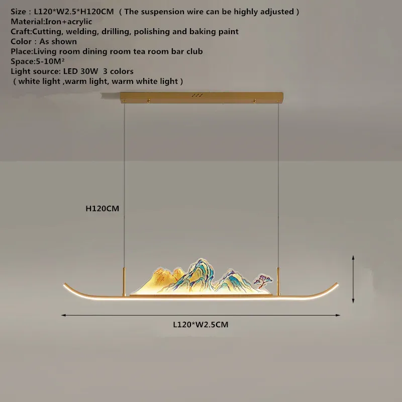 قاد 3 ألوان الصين 110V النمط B L120cm