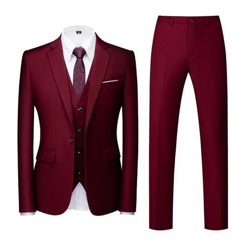 wine red 3 piece set