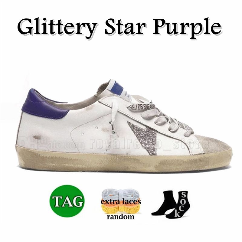 a63 leather with glittery star purple