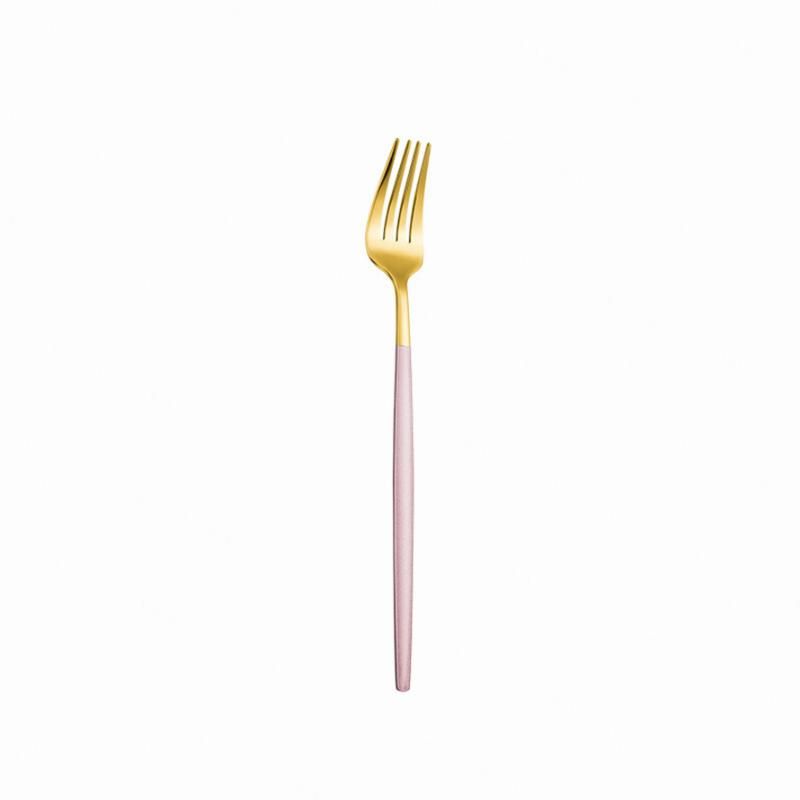 glossy dessert fork