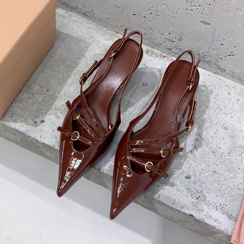 #7 Deep Brown (5cm heel)