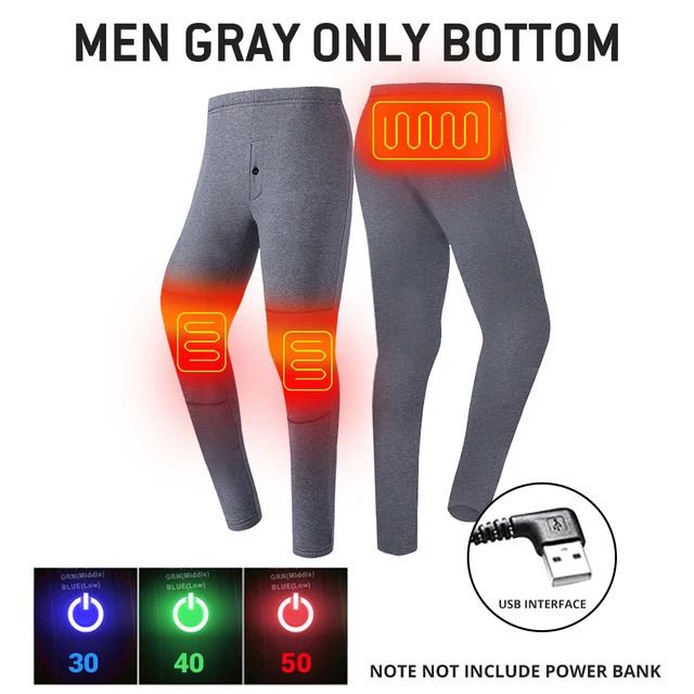 Erkekler ısıtmalı pantolon gr