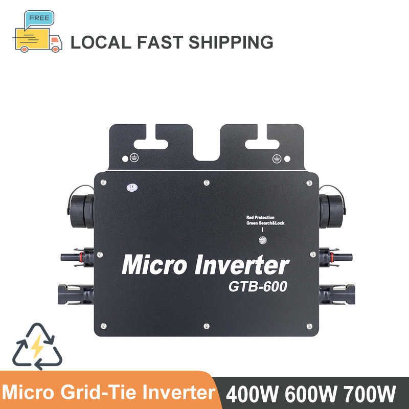 GTB 400W Pure Sine Wave Smart Micro Inverter Grid Inverter with WIFI IP65