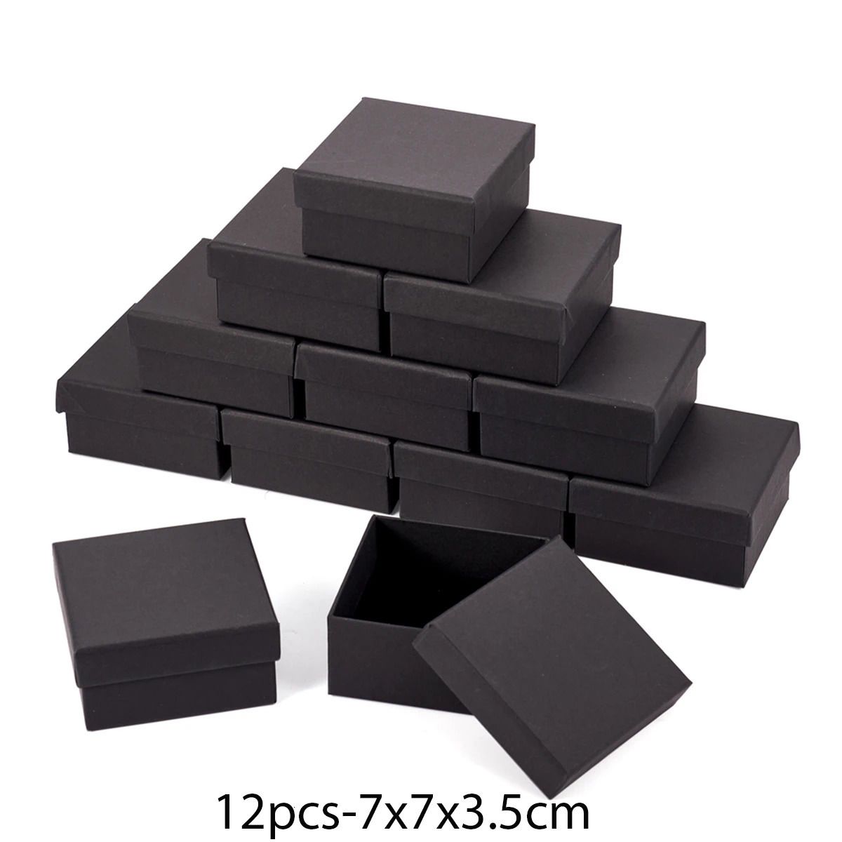 Black 7x7x3.5cm