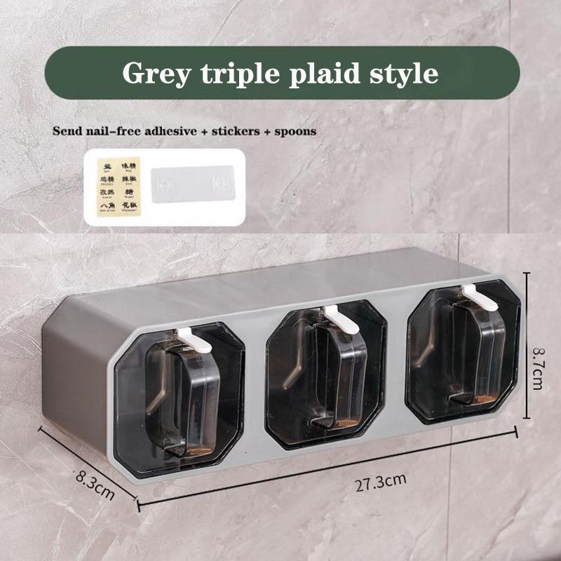 Grey Three Plaid
