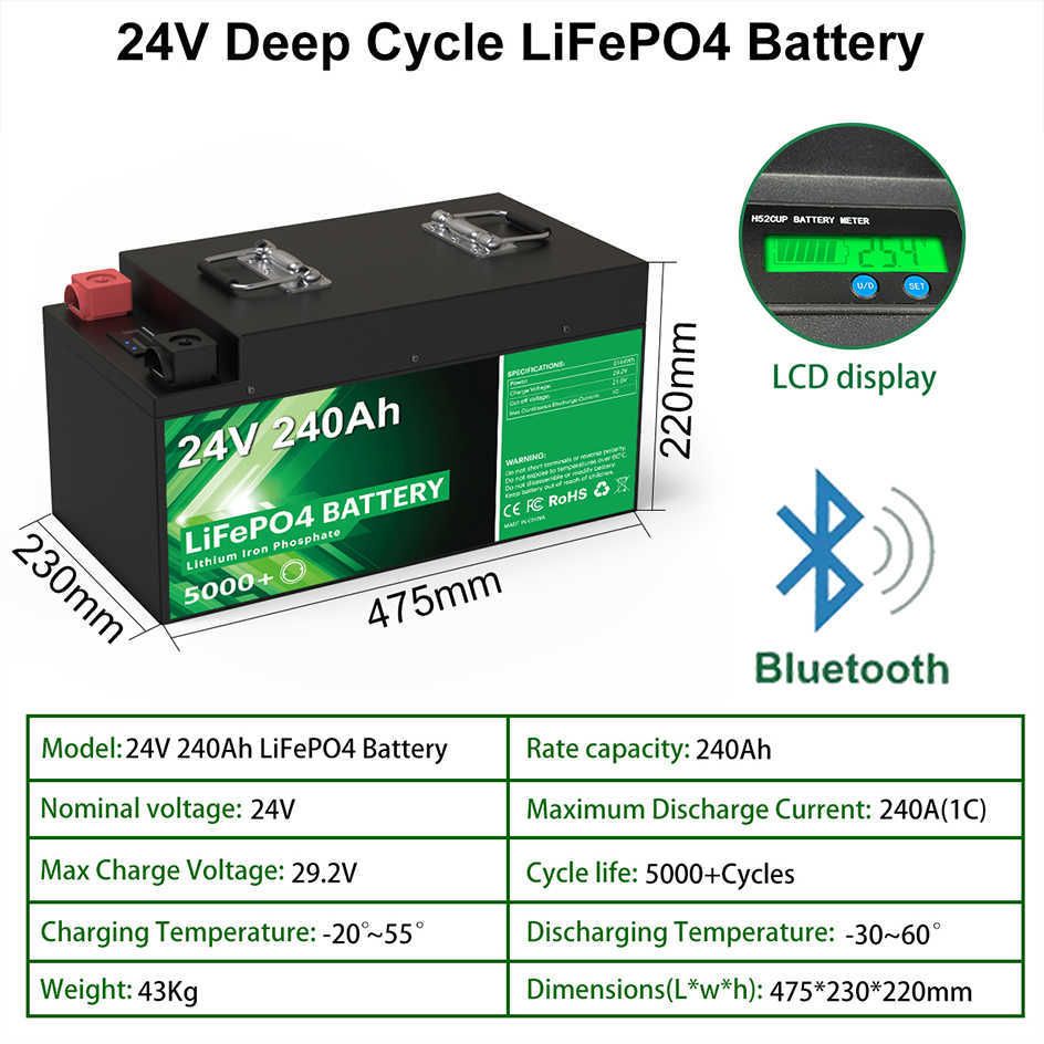 24V 240AH Bluetooth