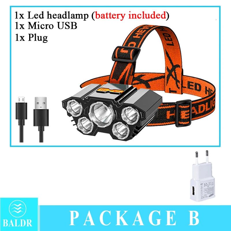 Headlamp b-Built in Battery-Me