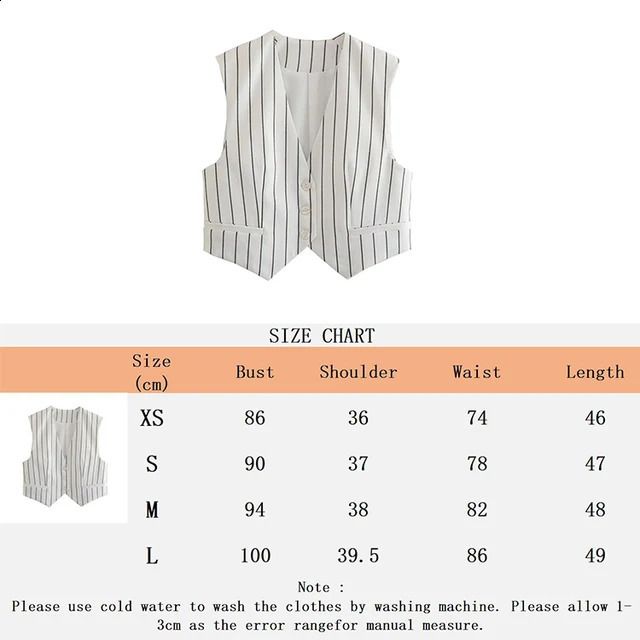 striped vest