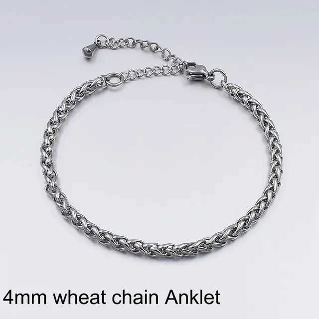 4mm Wheat Anklet