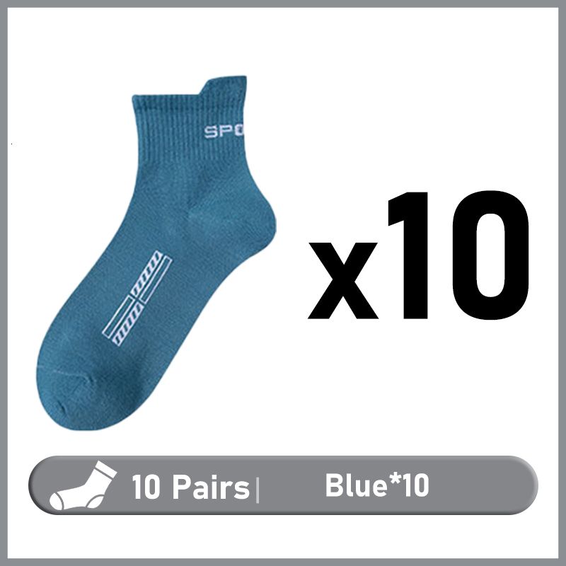 10 paires bleu