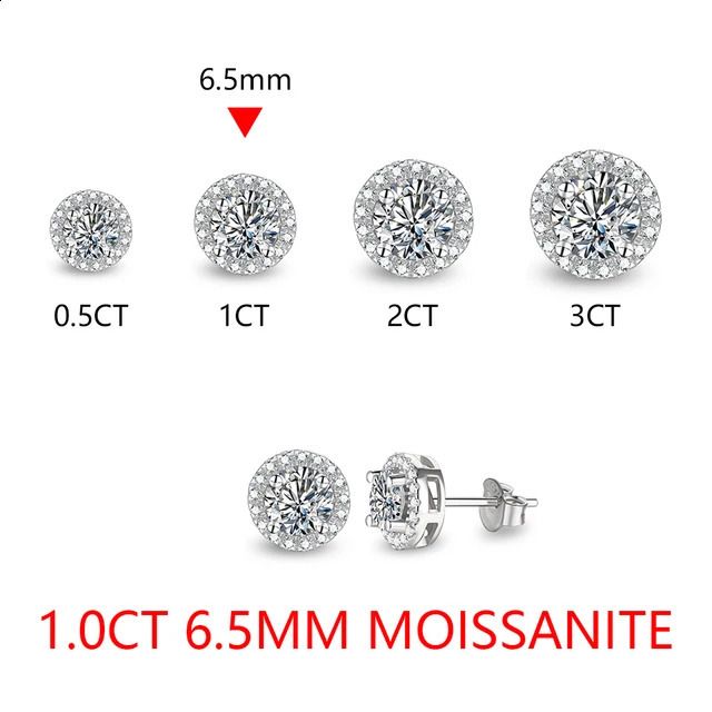 1.0CT VVSI1 6.5mm-med certifikat