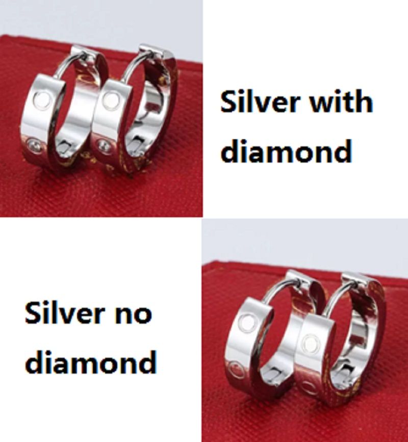 Silver med diamant+silver no diamant+