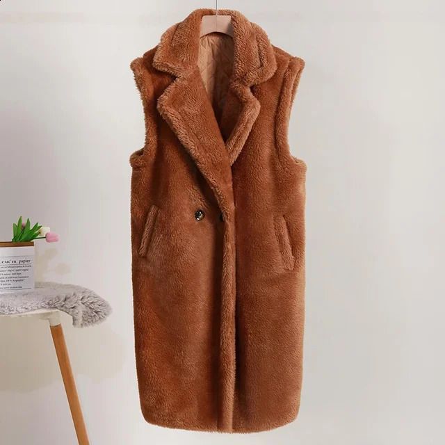 camel teddy coat