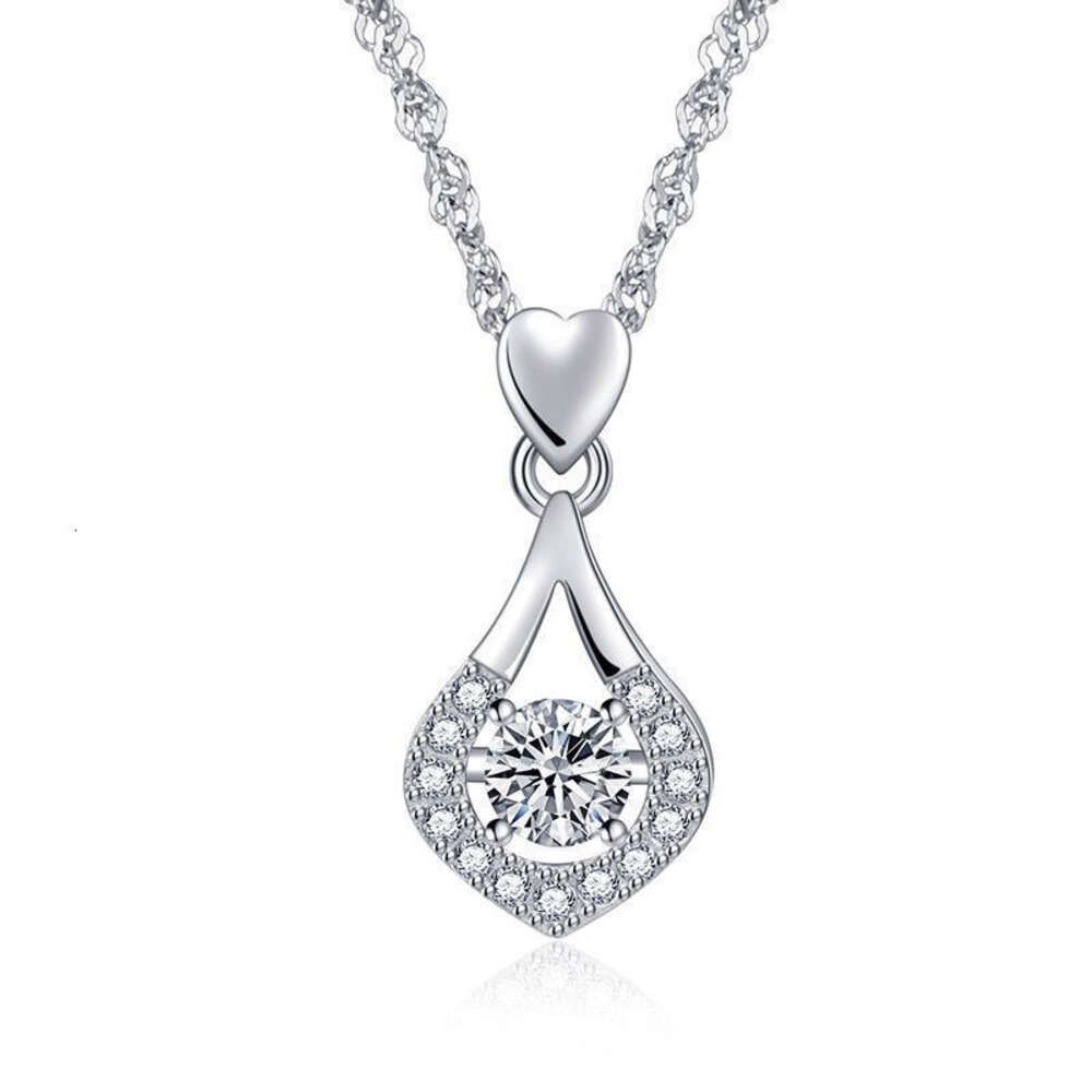S999 Soft Water Drop Necklace-Gift box
