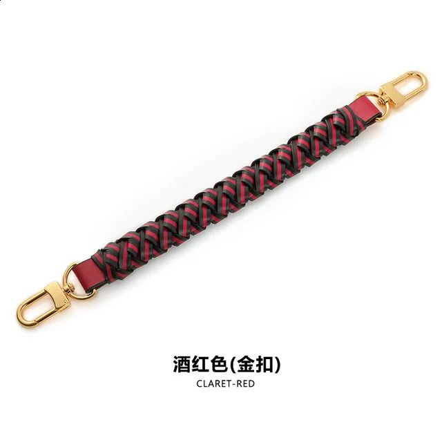 Num30 Wine Red-Gold Buckle