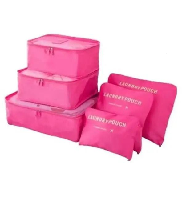 6pcs hot pink