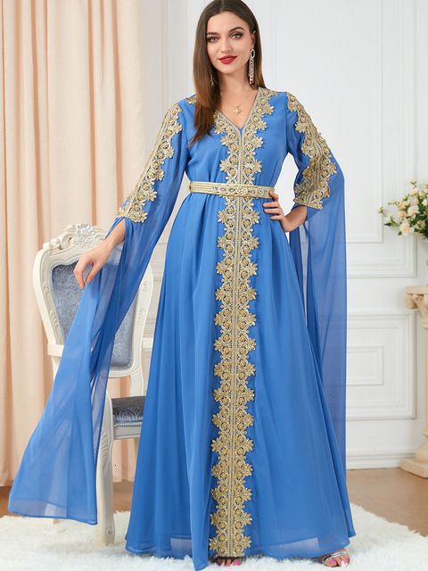 Light Blue Abaya-XXL