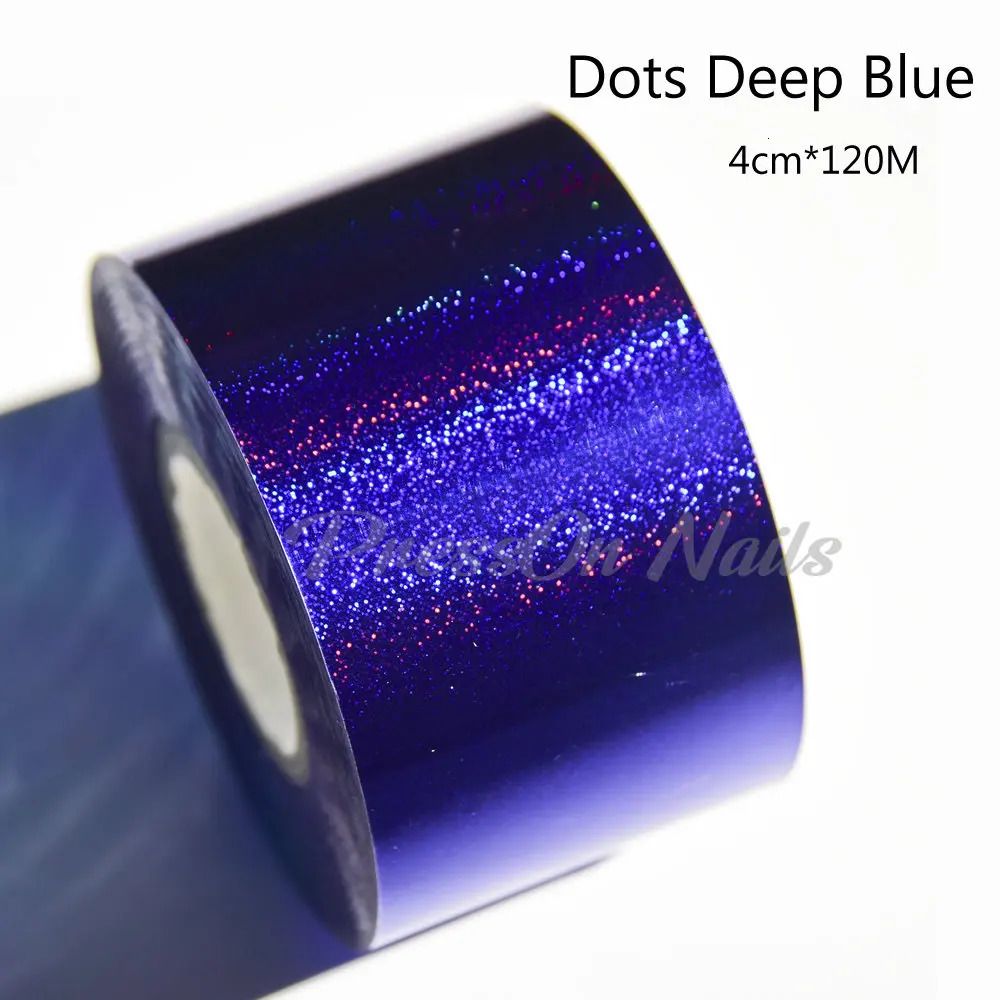 dots deep blue