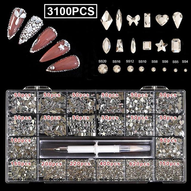 17 Clear-3100pcs